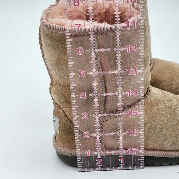 UGG Classic Kid's Baby Pink Suede Boots Size 12