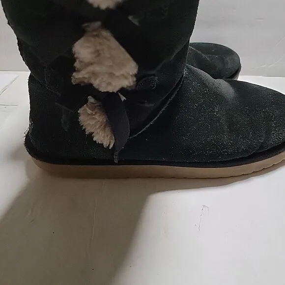 UGG KOOLABURRA Victoria Tall Womens Sz 11 Lined Winter Black Boots 1015875