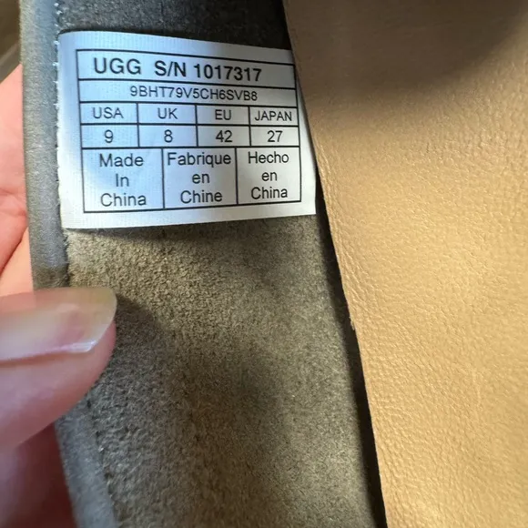 UGG Loafers Leather Suede Moccasins  Slip-ons
