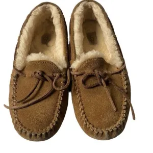 UGG Moccasins Women's  Brown Dakota Slip On Sz 5