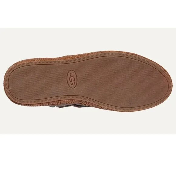 UGG Reid Womens Soft Suede Moccasins Size 10 Slate Gray