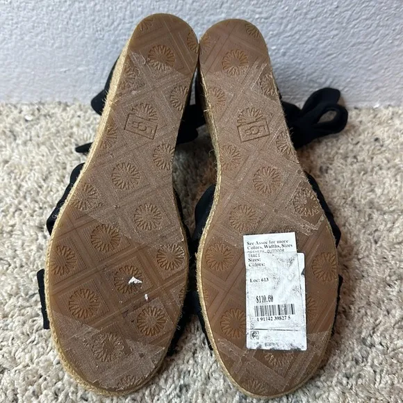 UGG Tracie Wedge Espadrille Sandal sz 8.5