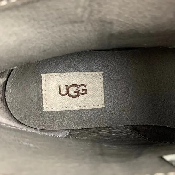 Ugg Varney Ankle Boots Moccasins Grey Suede Women's 8.5