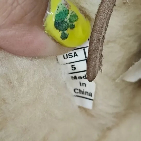 Ugg Dakota Chestnut Suede Sheepskin Slippers Moccasins