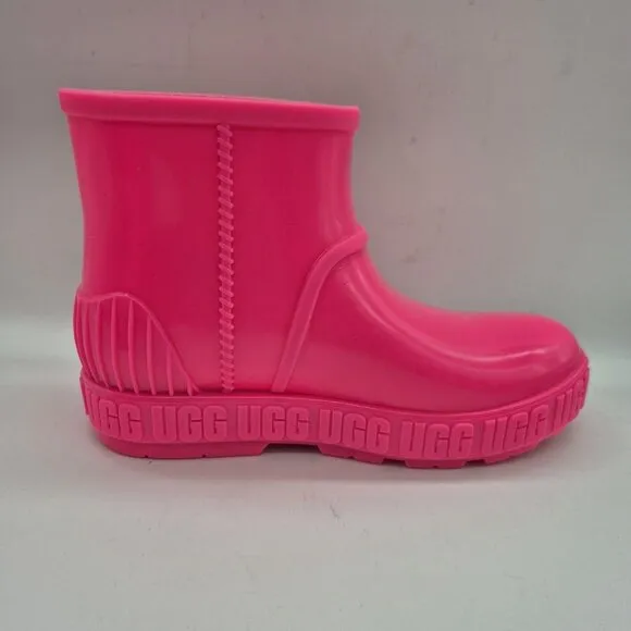 Uggs Youth Girls Rain Boots Size 1 Taffy Pink  Drizlita Tpe