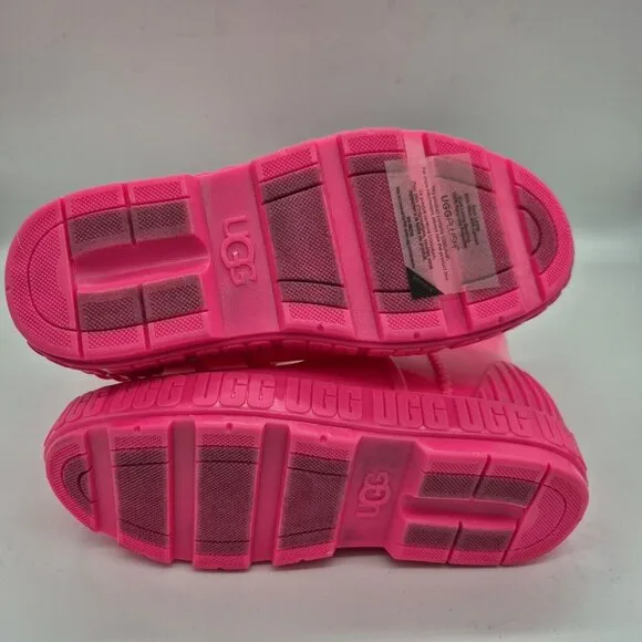 Uggs Youth Girls Rain Boots Size 1 Taffy Pink  Drizlita Tpe