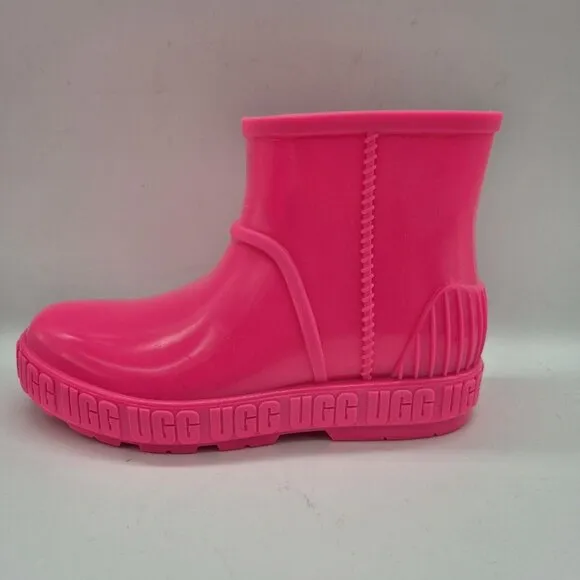 Uggs Youth Girls Rain Boots Size 1 Taffy Pink  Drizlita Tpe
