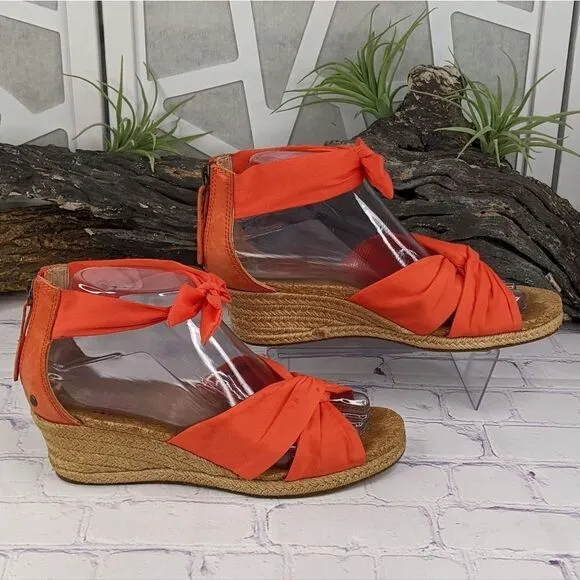 UGG® Starla Coral Espadrille Wedges