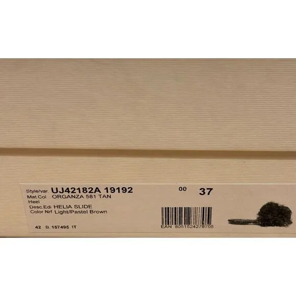 ULLA JOHNSON Helia Slide Shoes NWB Size 37