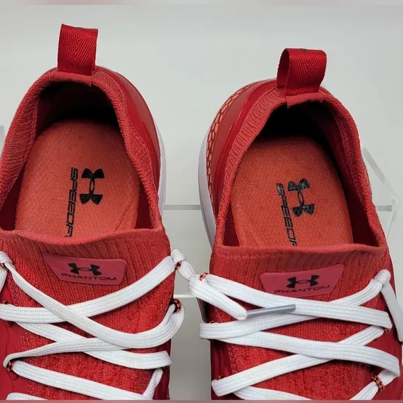 Under Armour Men's UA HOVR Phantom 2 3025194-600 Shoes Red  Size 10 Pre-owned