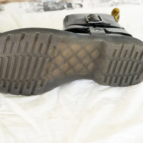 US Men's 10 Dr. Martens Jaimes Leather Harness Chelsea Boots AirWair Punk Shoes
