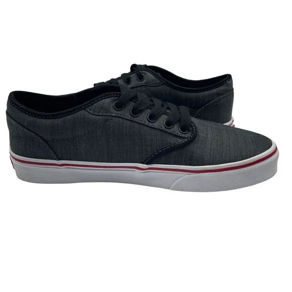 Vans Atwood Slip On Low Charcoal Gray Shoes Canvas Mens 8
