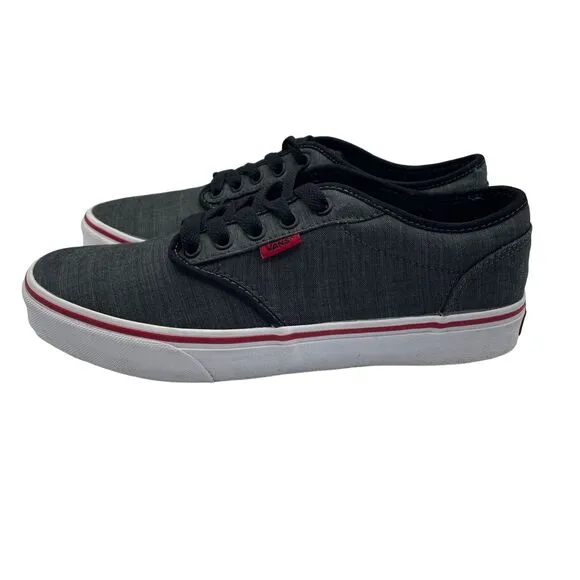 Vans Atwood Slip On Low Charcoal Gray Shoes Canvas Mens 8