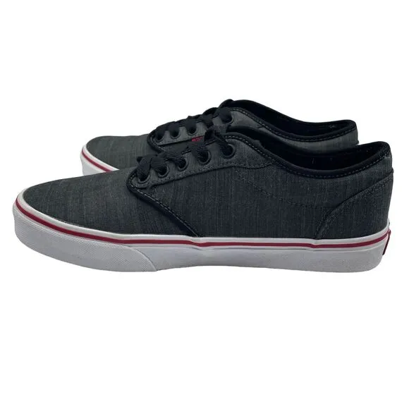 Vans Atwood Slip On Low Charcoal Gray Shoes Canvas Mens 8