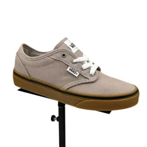 Vans Atwood Youth Boys Canvas Casual Shoes Size 2 Dark Beige Low Top Lace up
