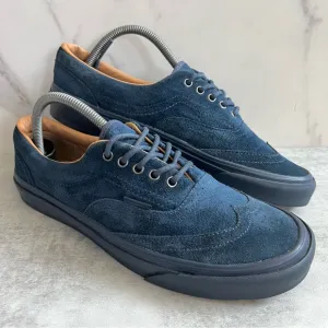 Vans California Men’s Era Wingtip Shoe Sneaker Sz 8.5 Blue Suede Shoe Rare