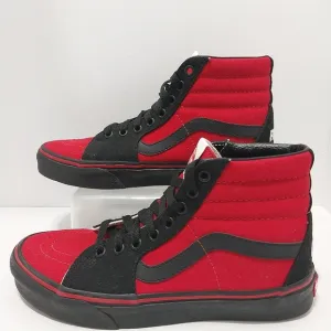 Vans Custom Sk-8 Hi &quot;Red Riot&quot; Sneakers, NEW‎ 7.5|EUR 38