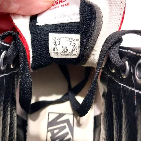 Vans Custom Sk-8 Hi &quot;Red Riot&quot; Sneakers, NEW‎ 7.5|EUR 38