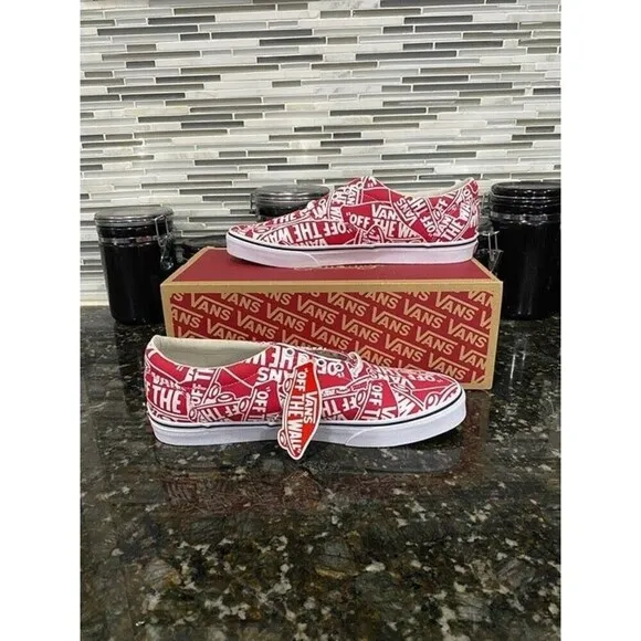 Vans Doheny 'OTW Repeat' Canvas Shoes (Size: 13, Color: Red/White)