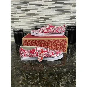 Vans Doheny 'OTW Repeat' Canvas Shoes (Size: 13, Color: Red/White)