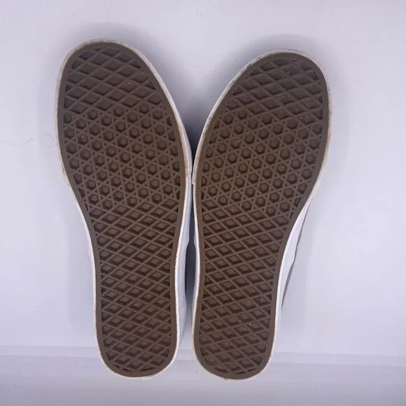 Vans Era 59 Frost Gray Plus Low Top Canvas Skate Shoes Mens 6.5 Womens 8