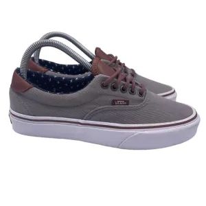 Vans Era 59 Frost Gray Plus Low Top Canvas Skate Shoes Mens 6.5 Womens 8