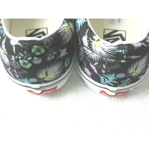 Vans Era Women's Paradise Floral Black True White Canvas shoes Sizes NIB