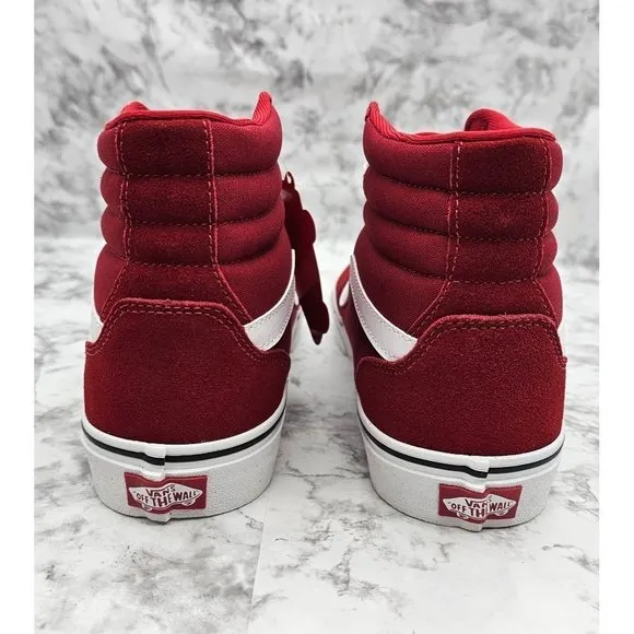 Vans Filmore Hi Suede/Canvas Chili Pepper Men's Shoes Size 11