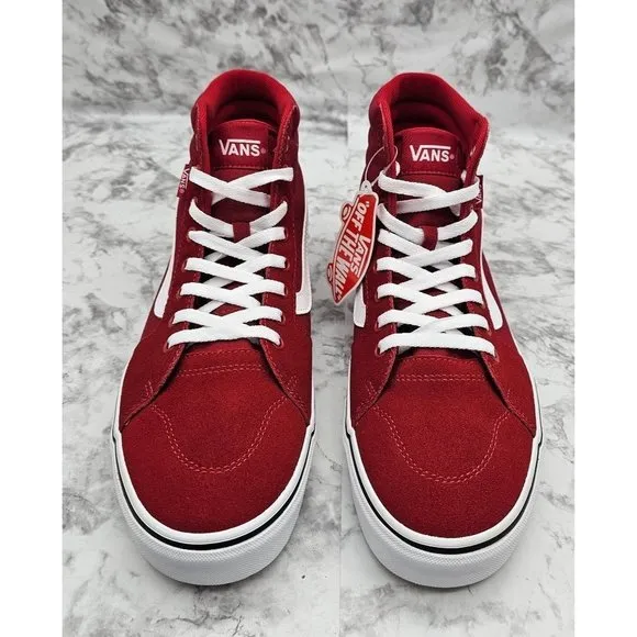 Vans Filmore Hi Suede/Canvas Chili Pepper Men's Shoes Size 11