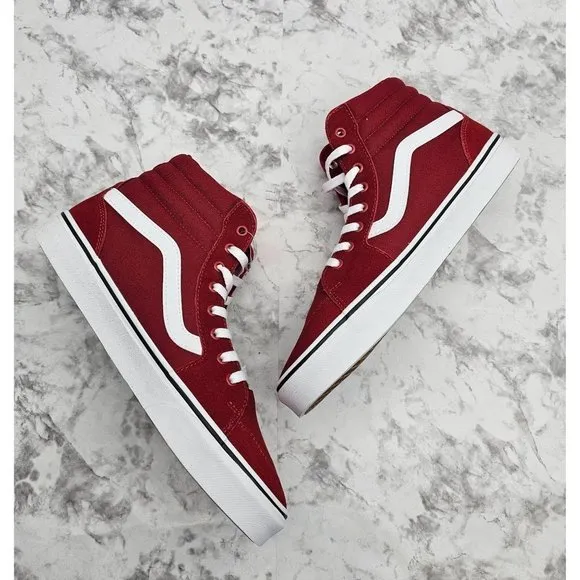 Vans Filmore Hi Suede/Canvas Chili Pepper Men's Shoes Size 11