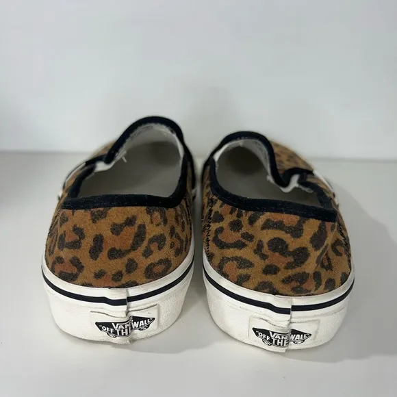 Vans Leopard Ultracrush Slip On SF Skateboard Low Top Shoes Sneakers