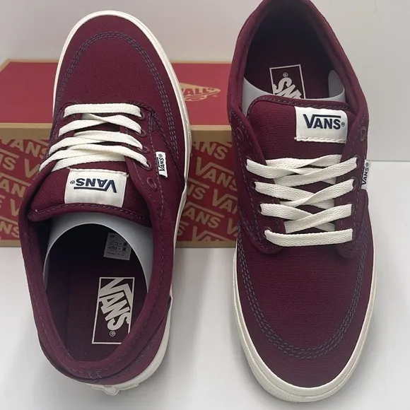 Vans Men's Burgundy Canvas Sneakers AtwoodOutdoor Port RovaleVN000CX84QU