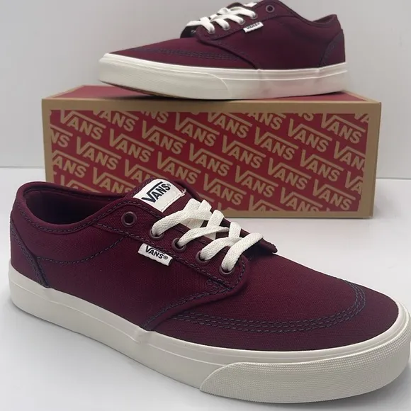 Vans Men's Burgundy Canvas Sneakers AtwoodOutdoor Port RovaleVN000CX84QU