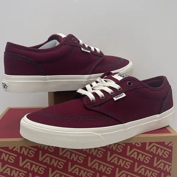 Vans Men's Burgundy Canvas Sneakers AtwoodOutdoor Port RovaleVN000CX84QU