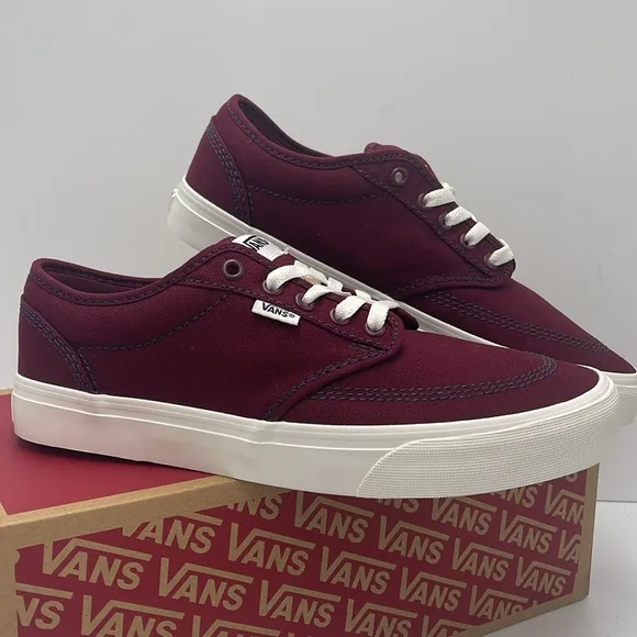 Vans Men's Burgundy Canvas Sneakers AtwoodOutdoor Port RovaleVN000CX84QU