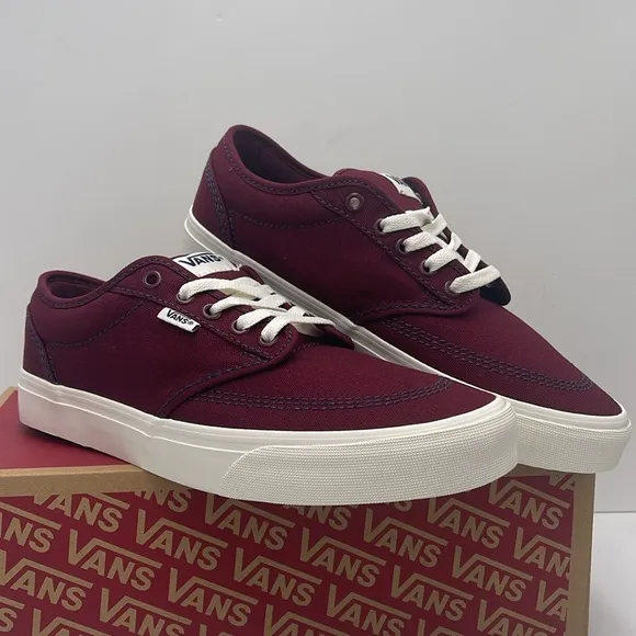 Vans Men's Burgundy Canvas Sneakers AtwoodOutdoor Port RovaleVN000CX84QU