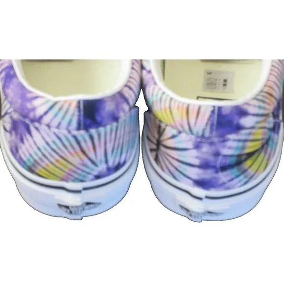 Vans Men's Classic Slip On New Age Purple White Tie Dye Canvas Shoes Sizes NIB