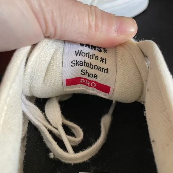 Vans Men's Marshmallow Chukka Low Pro Canvas &amp; Suede Skater Sneakers - Size 8.5