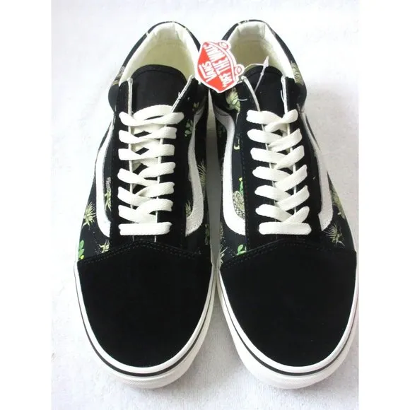 Vans Men's Old Skool Desert Snake Black White Canvas Suede shoes Sizes NIB