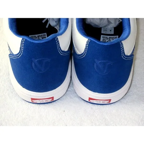 Vans Men's Rowan Zorilla 2 True Blue White Suede Canvas Shoes sizes NIB