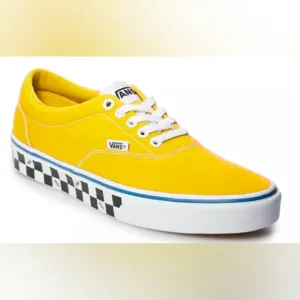 Vans Men's Yellow Canvas Sneakers