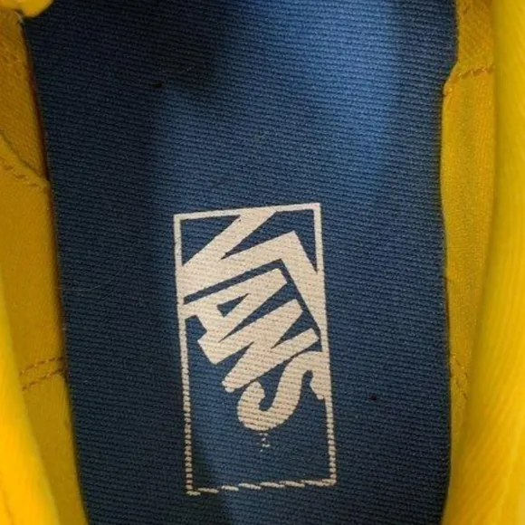 Vans Men's Yellow Canvas Sneakers