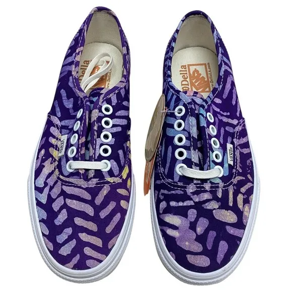 Vans Off The Wall Men's Authentic Della Batik/Multi Shoes Sneakers