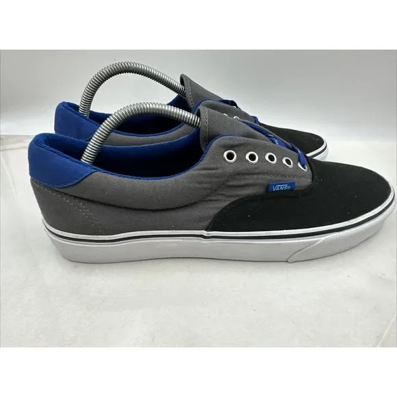 VANS Off The Wall Men's Shoes Tri Tone Black Lace Up Canvas Sneaker Shoe w/ Box