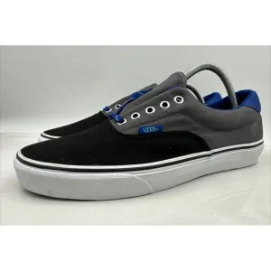 VANS Off The Wall Men's Shoes Tri Tone Black Lace Up Canvas Sneaker Shoe w/ Box