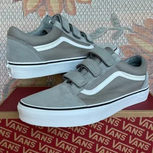 Vans Old Skool Velcro(Suede/Canvas)Drzz|/TrwhtVNOA3D296CMWMNS sneakers
