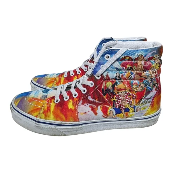 VANS One Piece x Sk8- High Punk Hazard Mens Size 10