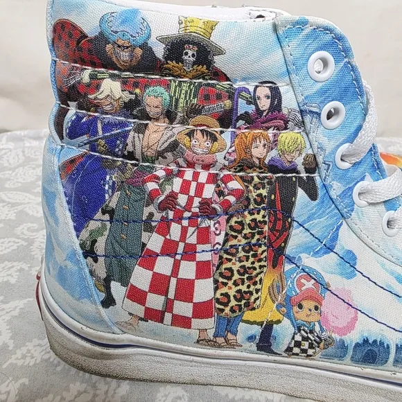 VANS One Piece x Sk8- High Punk Hazard Mens Size 10