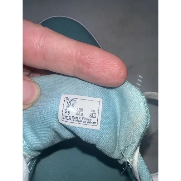 Vans Shoes Mens Size 10.5 Doheny Canvas Aqua Haze/White VN0A3MTFVF7