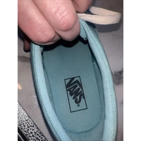 Vans Shoes Mens Size 10.5 Doheny Canvas Aqua Haze/White VN0A3MTFVF7
